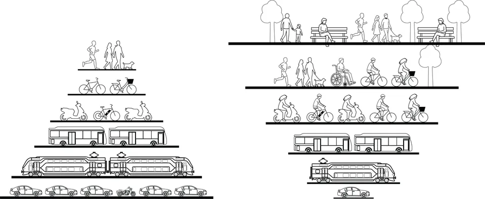 Stop Principe outline illustration.