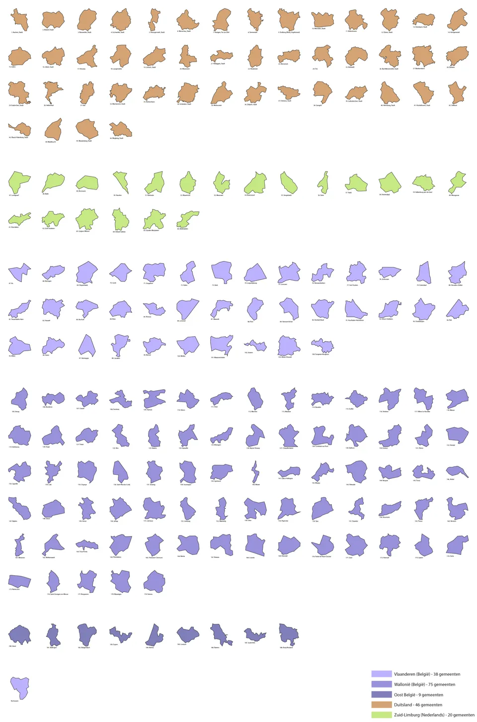 EMR municipalities in split view.